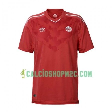Canada Maglia Prima Mondiali calcio femminile 2019 Manica Corta